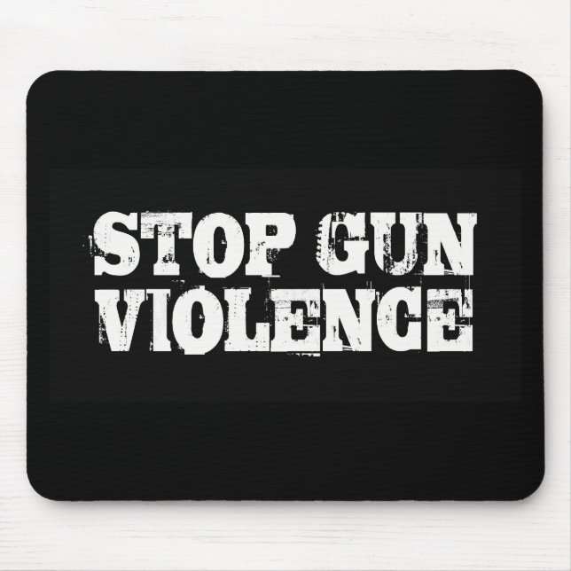 Stopp Gun-Gewalt Mousepad (Vorne)