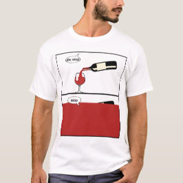 Stopp Humor Rotalkohol Flasche 4 T-Shirt