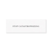 STOPP KATASTROPHIZING Self Talk Mini Card Nr. 7