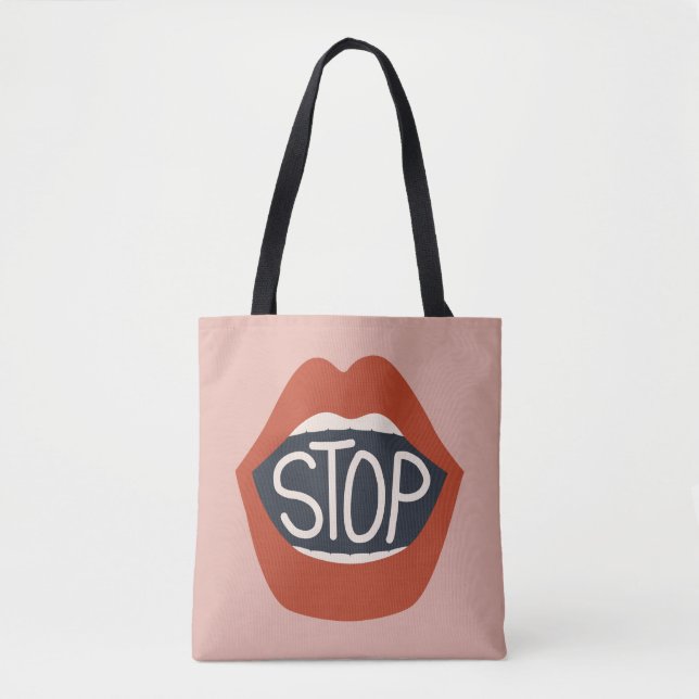 Stopp Lippen (Vorderseite)