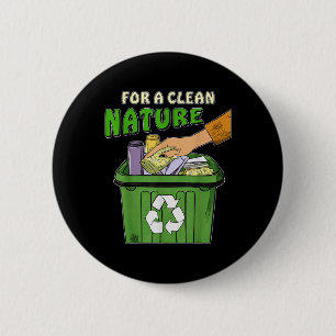 Stopp Littering Nature Protection Umwelt Pro Button