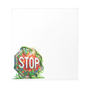 Stopp Notizblock