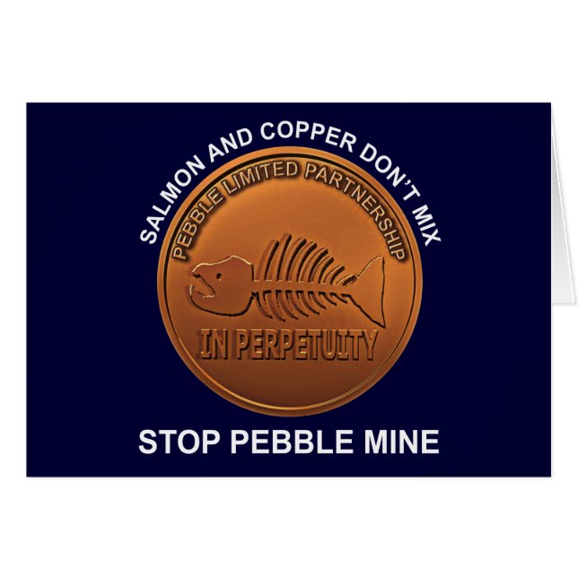 Stopp Pebble Mine - Pebble Mine Penny (Vorderseite (Horizontal))