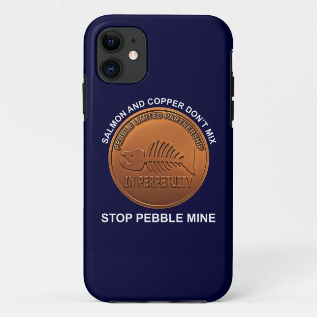 Stopp Pebble Mine - Pebble Mine Penny Case-Mate iPhone Hülle (Rückseite)
