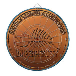 Stopp Pebble Mine - Pebble Mine Penny Dartscheibe