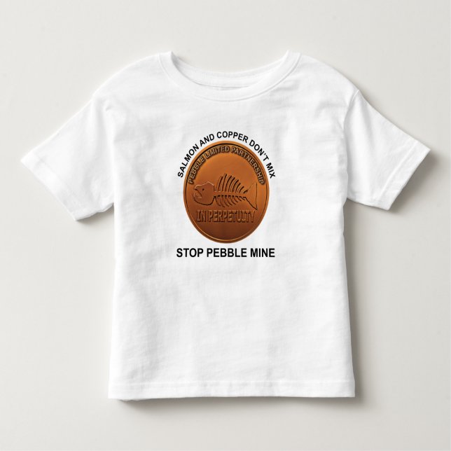 Stopp Pebble Mine - Pebble Mine Penny Kleinkind T-shirt (Vorderseite)