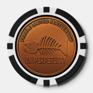 Stopp Pebble Mine - Pebble Mine Penny Pokerchips