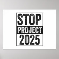 Stopp Project 2025 Trump Harris American Patroitic