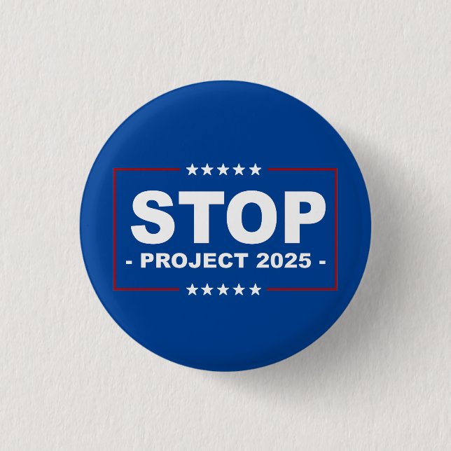 STOPP-PROJEKT 2025 BUTTON (Vorderseite)