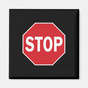 Stopp Schild Gift Novelty Road Schilder Halloween Magnet