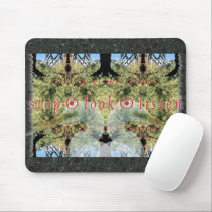 STOPP ・ SIEHE ・ LISTEN MOUSEPAD