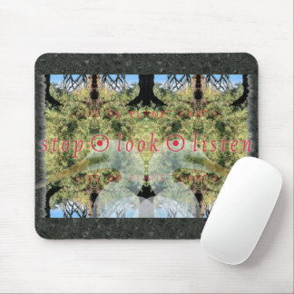STOPP ・ SIEHE ・ LISTEN MOUSEPAD