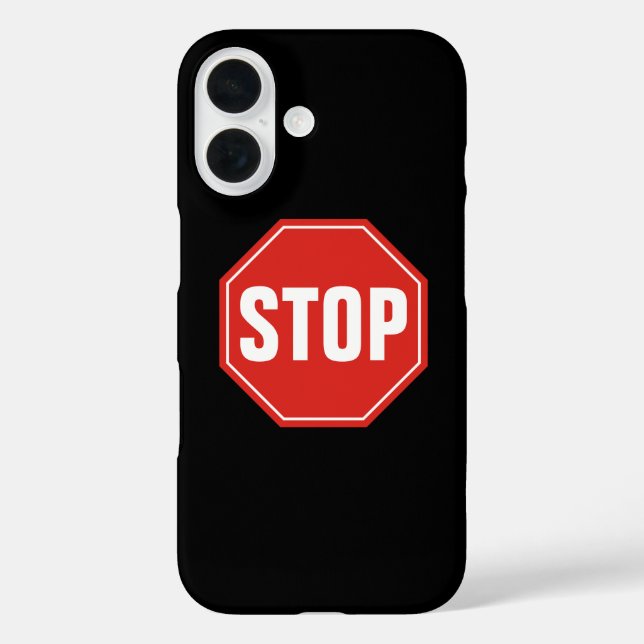 STOPP-Signatur Case-Mate iPhone Hülle (Rückseite)