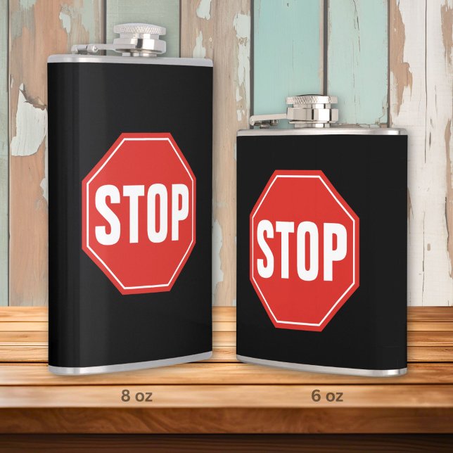 STOPP-Signatur Flachmann (Von Creator hochgeladen)