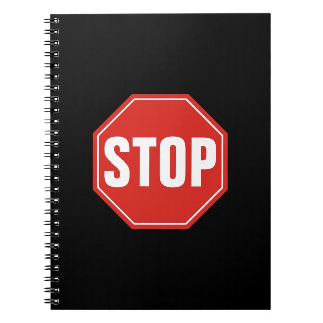 STOPP-Signatur Notizblock (Vorderseite)