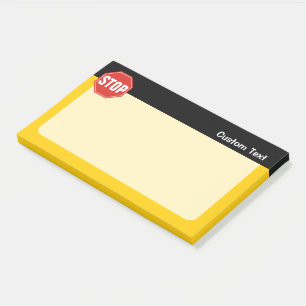 STOPP-Signatur Post-it Klebezettel