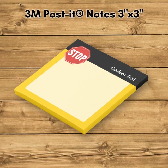 STOPP-Signatur Post-it Klebezettel (Von Creator hochgeladen)