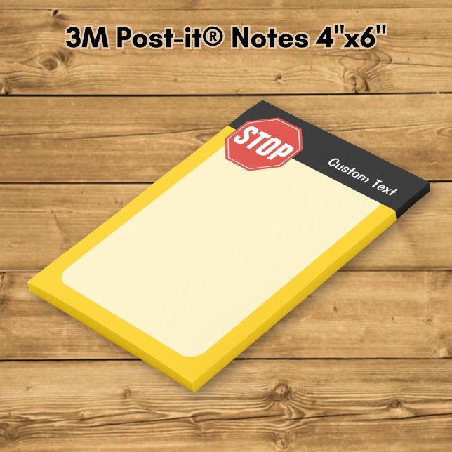STOPP-Signatur Post-it Klebezettel (Von Creator hochgeladen)