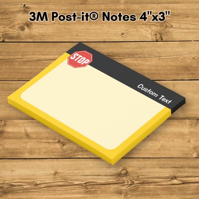 STOPP-Signatur Post-it Klebezettel (Von Creator hochgeladen)
