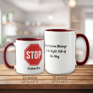 STOPP-Signatur Tasse
