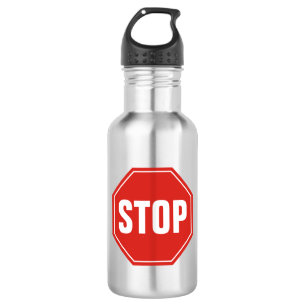 STOPP-Signatur Trinkflasche