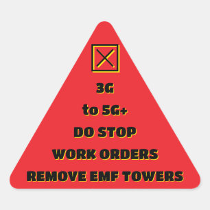 STOPP WORK REMOVE EMF by RoseWriter Sticker