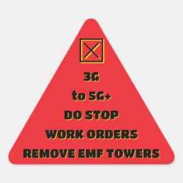 STOPP WORK REMOVE EMF by RoseWriter Sticker