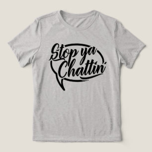 Stopp Ya Chattin' Manchester Slang Tank Top