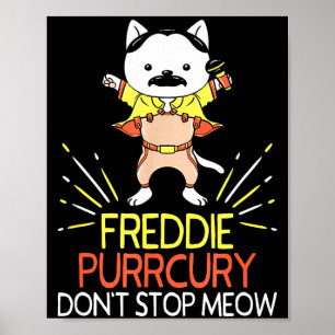 Stoppe Mich Nicht Mausetot Purrcury Lustige Katzen Poster