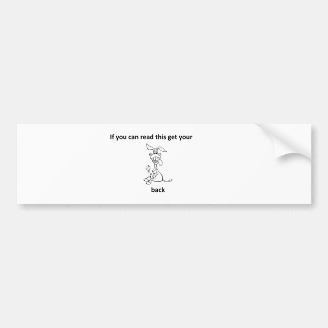 Stoppen der Anpassung Autoaufkleber (Vorne)