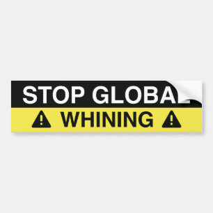 Stoppen des globalen Wahnsinns Autoaufkleber