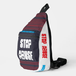 Stoppen des Missbrauchs Sling Bag