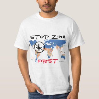Stoppen des Zika-Ersten Shirts von RoseWrites
