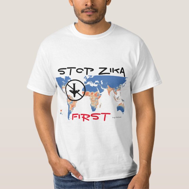 Stoppen des Zika-Ersten Shirts von RoseWrites (Vorderseite)