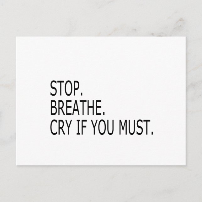 stoppen postkarte (Vorderseite)