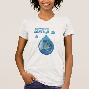 Stoppen Sie Abwasser-Shirt T-Shirt