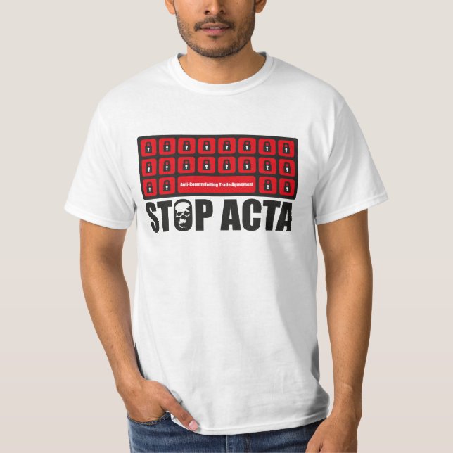 Stoppen Sie ACTA T-Shirt (Vorderseite)