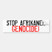 STOPPEN SIE AFRIKANDER-GENOZID!