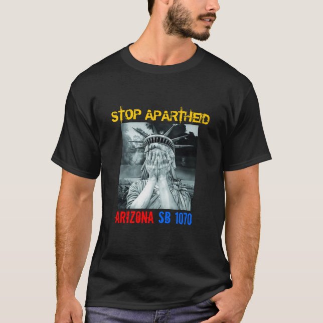 Stoppen Sie Apartheid T-Shirt (Vorderseite)