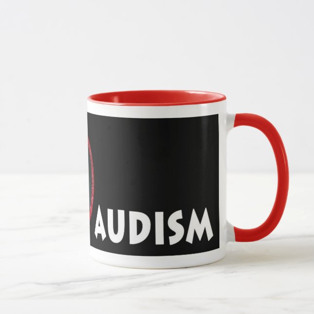 Stoppen Sie Audism Tasse (Rechts)