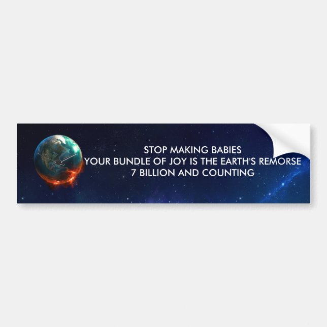 STOPPEN SIE, BABYS ZU MACHEN AUTOAUFKLEBER (Vorne)