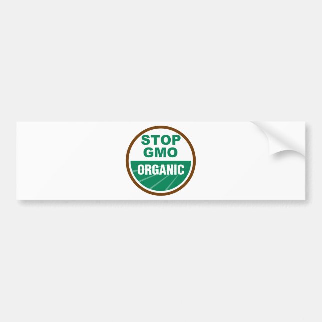 Stoppen Sie Bio GVO Autoaufkleber (Vorne)