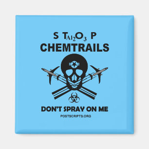 Stoppen Sie Chemtrails - Spray mich nicht an! Magnet