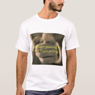 stoppen Sie das Fingerzeigen T-Shirt
