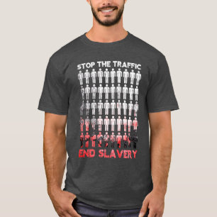 Stoppen Sie das Menschen-Handeln T-Shirt