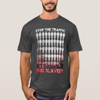 Stoppen Sie das Menschen-Handeln T-Shirt