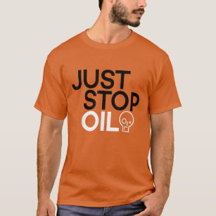 Stoppen Sie das Öl einfach, um die Erde Retten T-Shirt