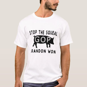Stoppen Sie das Quadrat T-Shirt