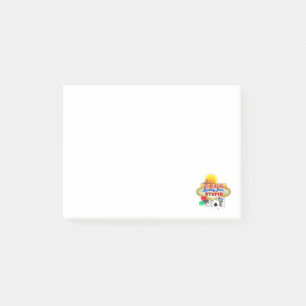 Stoppen Sie das Verdoppelen der stupiden Post Note Post-it Klebezettel