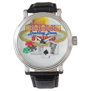 Stoppen Sie das Verdopplen der Stupid-Uhr (weißer Armbanduhr